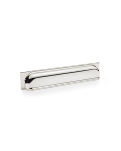 Komgreep 'Quantock' - 203mm - PVD Gepolijst nikkel - AW906PNPVD