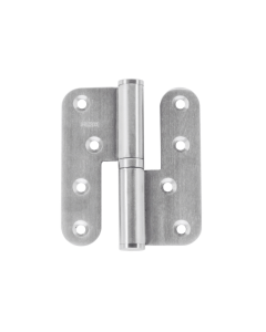 Paumelle HDD 100x88x3 rvs geborsteld Links