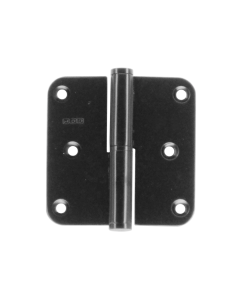 Paumelle HDD 76x76x2.5 mat zwart Rechts