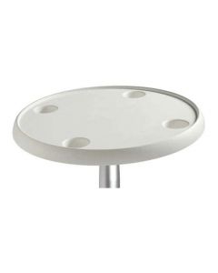Tafelblad Ø650mm - Wit - Kunststof - Rond