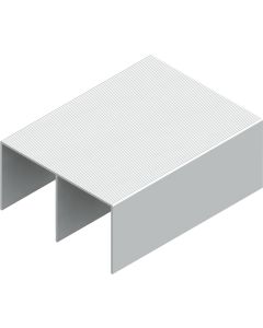 Schuifdeurrail - Bovenrail - Aluminium - 6000x75mm