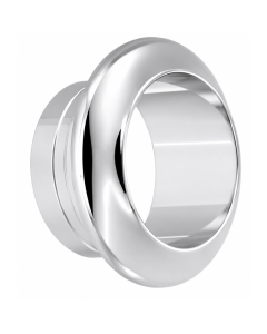 Rozet Inboorring Mini Messing verchroomd - Plaatdikte: 16mm