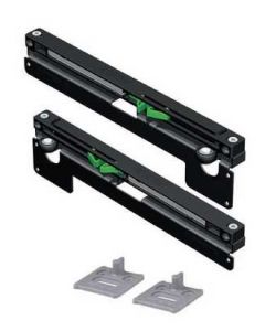 Soft-close systeem voor dubbele schuifdeurrail