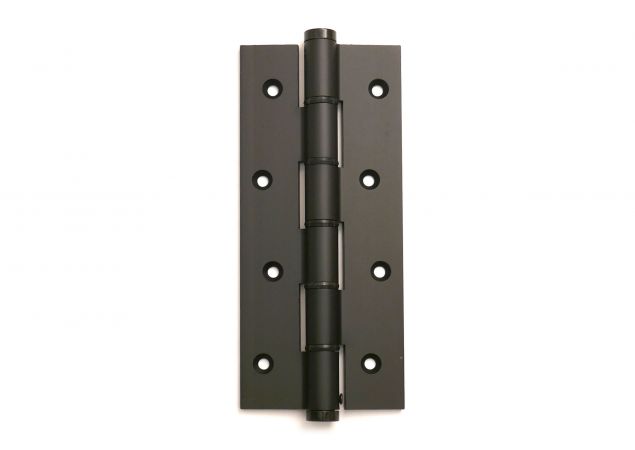 Deurveerscharnier enkelwerkend - 180x80mm - Deurdikte 30mm - Aluminium zwart