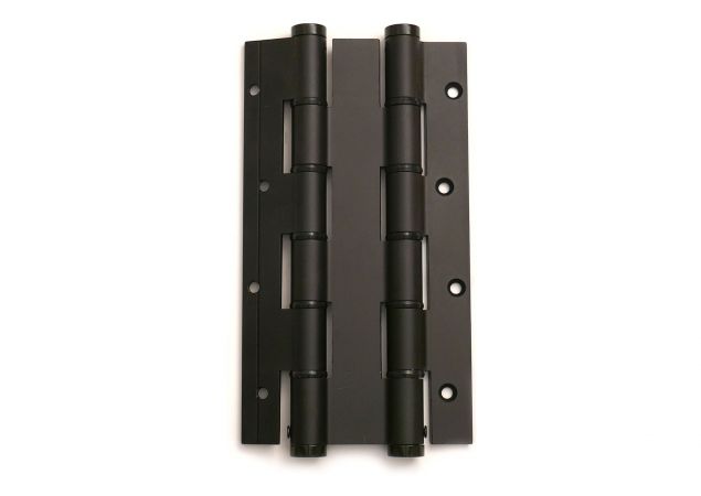 Deurveerscharnier dubbelwerkend - Lengte 180mm - Deurdikte 30mm - Aluminium zwart