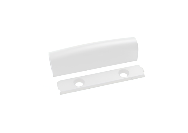 FREEslim Flap Behuizing voor Duwspringslot Wit