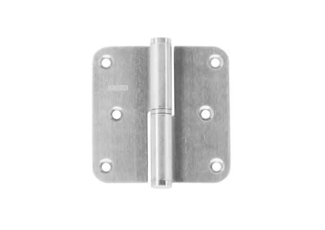 Paumelle HDD 76x76x2.5 rvs geborsteld Links