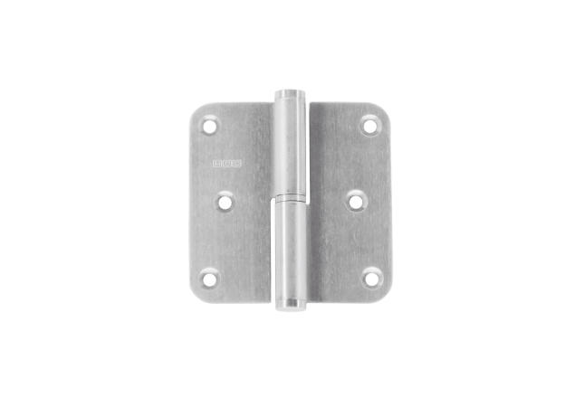 Paumelle HDD 80x80x2.5 rvs geborsteld Links