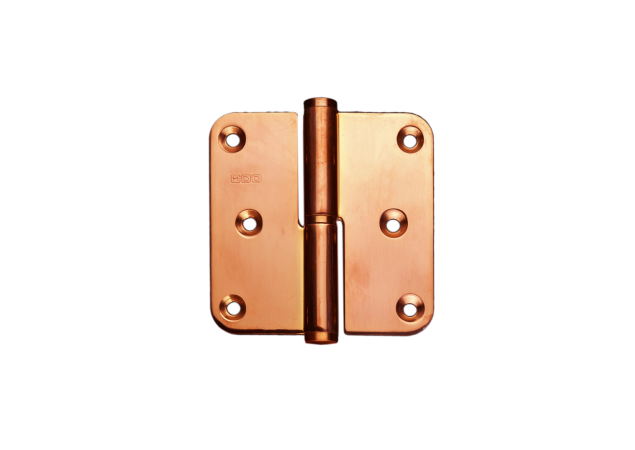 Paumelle HDD 80x80x2.5 rood koper Rechts