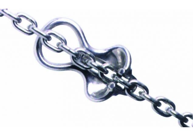 Ketting stop voor ketting  Ø6-8mm Rvs 316