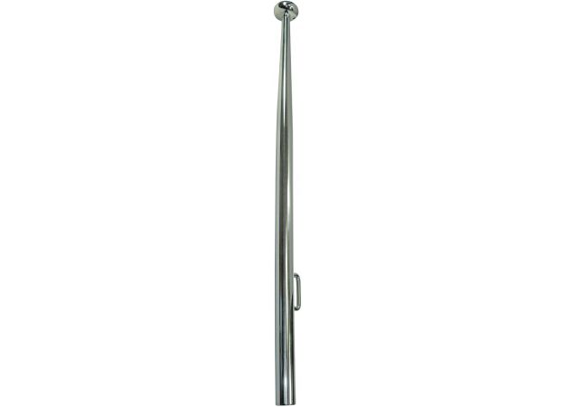 Vlaggenstok L 620mm Ø25mm Rvs 316