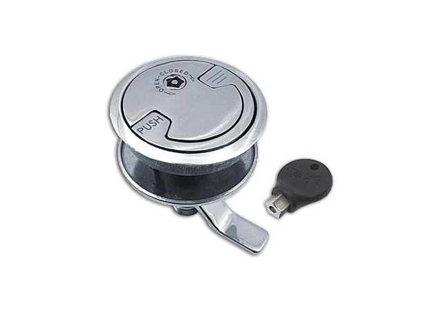 Luiksluiting met slot Rvs 316 Ø59mm bereik max 78mm