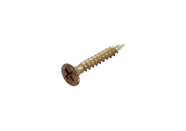 HDD schroef voor paumelle 4x25mm antiek messing