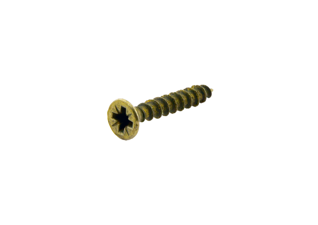 HDD schroef voor paumelle 4x35mm mat brons