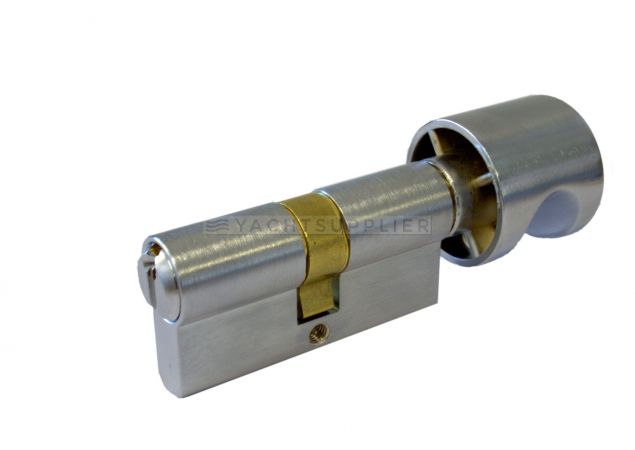 Knopcilinder K30/30mm Messing Matchroom Zeewaterbestendig met versmalde meenemer