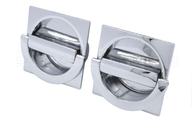 Ringkruk Chroom Vierkant 53x53mm - ART75QCP