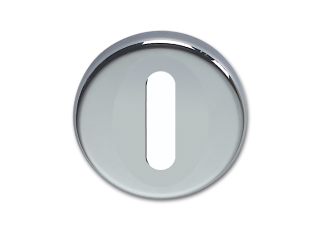 Klavier rozet Ravenna rond 48mm chroom
