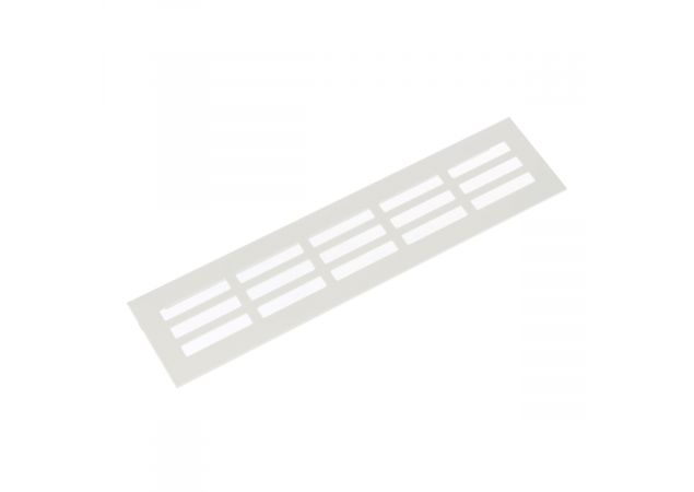 Aluminium ventilatierooster - 1000x100mm - Wit