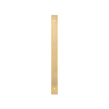 Achterplaat voor Meubelgreep - 224mm - PVD Mat messing