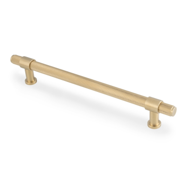 Meubelgreep Knurled 'Kingston' - PVD Mat messing - 284x44x224mm - AW839-224-SBPVD