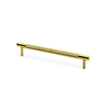 Meubelgreep Knurled 'Brunel' - PVD Mat messing - 185x33x160mm - AW810-160-SBPVD