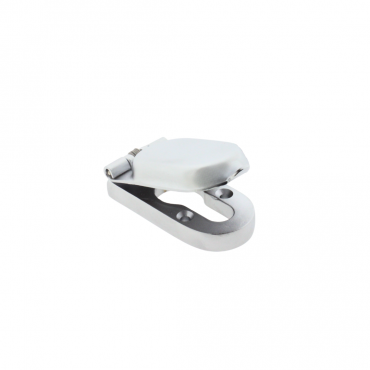 Profiel cilinder afdekkap 58x29x17mm per stuk per stuk Messing gepolijst chroom
