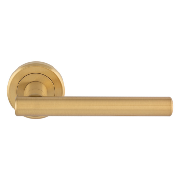 Deurkruk Philadelphia - Mat messing - Rond rozet Ø50mm - ZIN3121SB