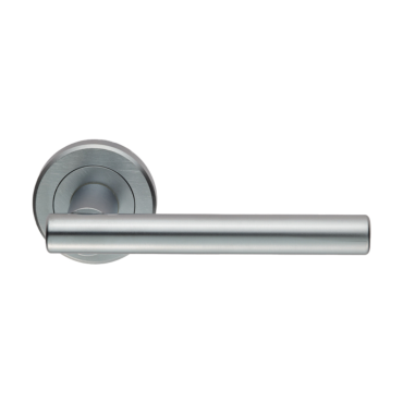 Deurkruk Philadelphia - Mat verchroomd - Rond rozet Ø50mm - ZIN3121SC