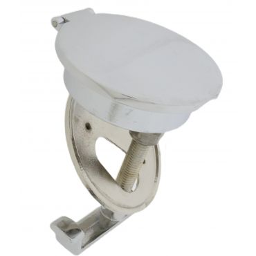 Luiksluiting Ø59mm z.Slot Rvs 316  bereik max 78mm