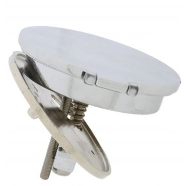 Luiksluiting Ø59mm z.Slot Rvs 316  bereik max 78mm
