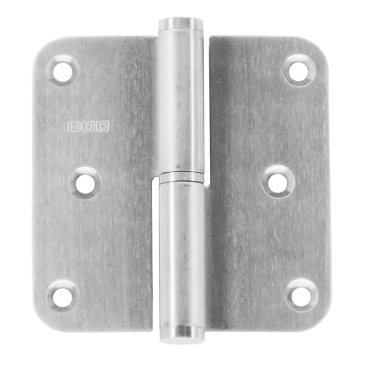 Paumelle HDD 76x76x2.5 rvs geborsteld Links