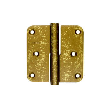 Paumelle HDD 80x80x2.5 antiek messing Links