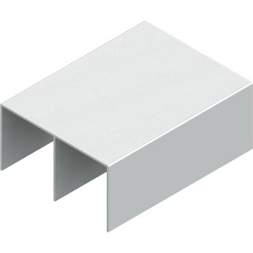 Schuifdeurrail Aluminium - 6000mm 2