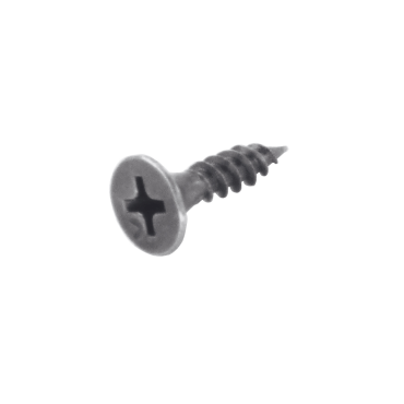 HDD schroef voor paumelle 4x20mm antiek zilver