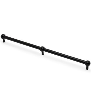 Meubelgreep Plain Caesar Zwart 473x25x448mm AW856-448-BL