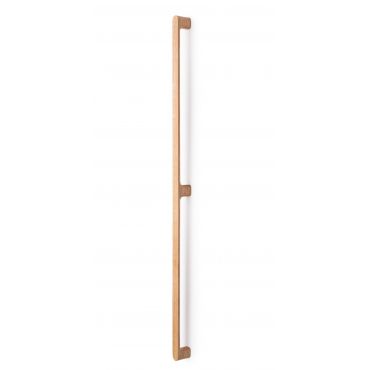 Meubelgreep vierkant zwart 137x9x9mm