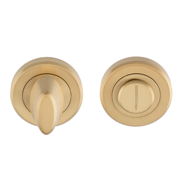 Wc garnituur op rozet - Mat messing - Ø50mm - SZM004SB