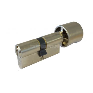 Knopcilinder K30/30mm Vernikkeld Zeewaterbestendig Nieuw zilveren sleutels