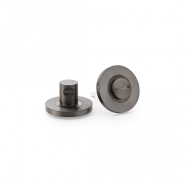 WC-Garnituur set Plain - Ø50mm - PVD Donker brons