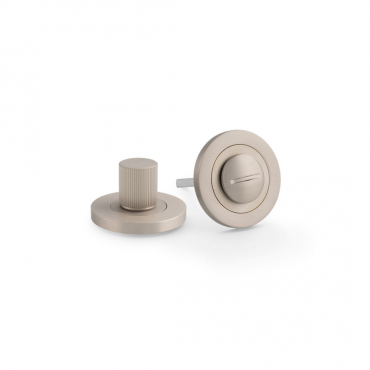 WC-Garnituur set Reeded - Ø50mm - Mat vernikkeld