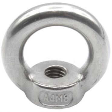 Oogmoer M6 RVS 316 DIN 582