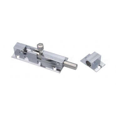 Profielgrendel verchroomd 50x25mm