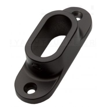 Kastroedehouder t.b.v 30x14mm Zwart mat dicht model