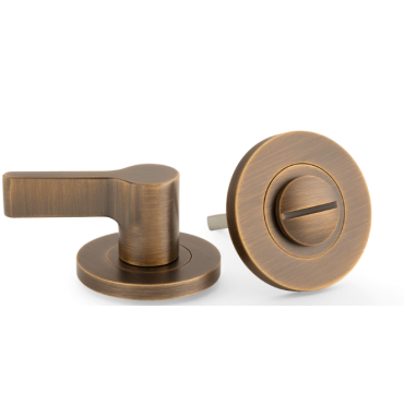 WC Garnituur set - Ø50mm -Voor mindervaliden- Antiek messing - Zonder indicator -  AW798AB