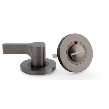 WC Garnituur set - Ø50mm - Voor mindervaliden - PVD Antraciet - Zonder indicator - AW798DBZPVD