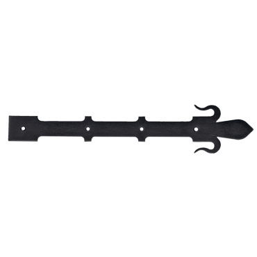 Paumelle adapter plaat 80x31x1 rvs geborsteld