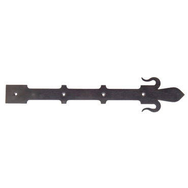 Paumelle adapter plaat 80x31x1 rvs geborsteld