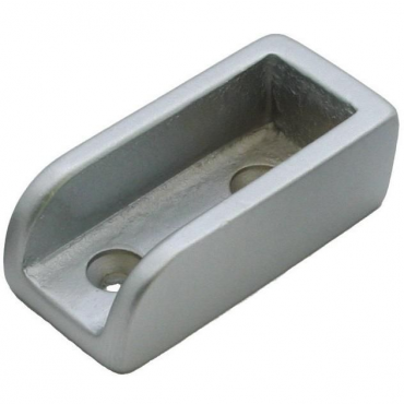 Slingerlijsthouder L=35mm voor 12mm plaatdikte Messing gepolijst 532112.4