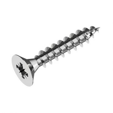 Spaanplaatschroef 3,5x16mm Pozidrive 2 - 100 stuks