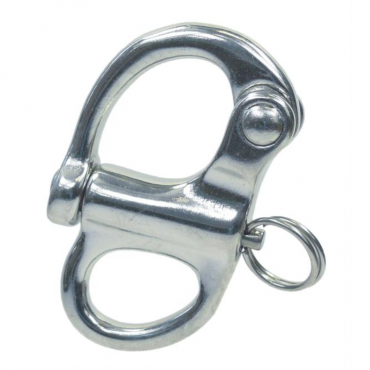 RVS karabijnhaak 5x50mm